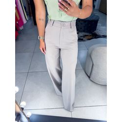 Calça alfaiataria íris cinza claro - 01447 - Duotti