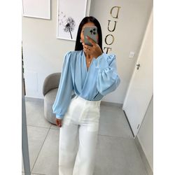 Body Joana azul claro - 07105 - Duotti