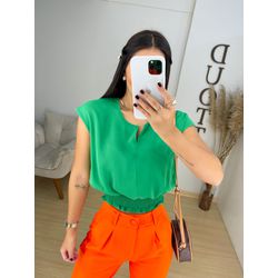 Blusa mariê verde - 0886 - Duotti