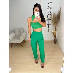 Calça Luna verde - 01188 - Duotti
