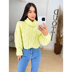 Tricot Suzan amarelo - 0556 - Duotti