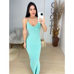 Vestido Agnes verde água - 0973 - Duotti
