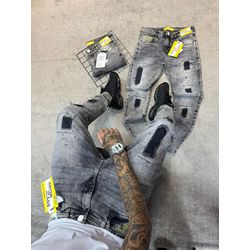 CALÇA JEANS MODELO JOGADOR - DU OUTLET