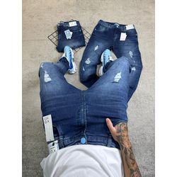 CALÇA JEANS MODELO JOGADOR - DU OUTLET