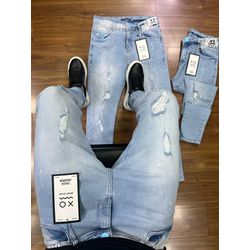 CALÇA JEANS MODELO JOGADOR - DU OUTLET