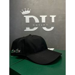 BONÉ LACOSTE BIG PEQUENO - PRETO - DU OUTLET