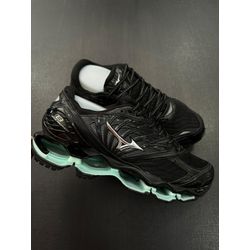 TÊNIS MIZUNO PRO 8 IMPORTADO VIETNÃ - PRETO/VERDE - DU OUTLET