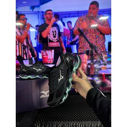 TENIS MIZUNO VIETNA - PRETO / MENTA - DU OUTLET