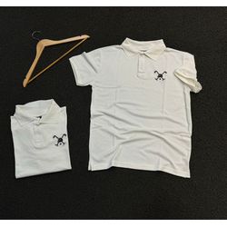 CAMISA POLO PLAY - BRANCA - DU OUTLET