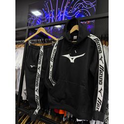 CONJUNTO MOLETON MIZUNO - PRETO - DU OUTLET