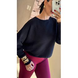 BLUSA MORCEGO DEDINHO PRETO - 2472 - DUQUESA STORE