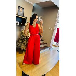 MACACÃO CAROL- VERMELHO - 2635 - DUQUESA STORE