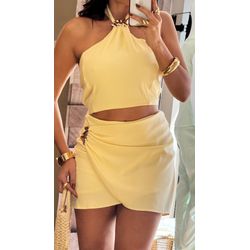 CONJUNTO LIZ- AMARELO - 2547 - DUQUESA STORE