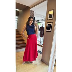 SAIA LONGA VIRGÍNIA VERMELHO - 2260 - DUQUESA STORE