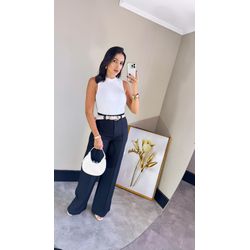 CALÇA FLARE PRISCILA PRETO - 2230 - DUQUESA STORE