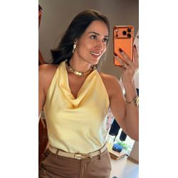 BLUSA MARTA- AMARELO - 2831 - DUQUESA STORE
