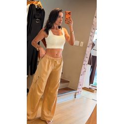 CALÇA CARGO- BEGE - 2847 - DUQUESA STORE