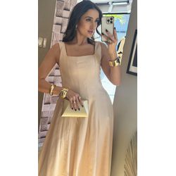 VESTIDO CLARA- NUDE - 2543 - DUQUESA STORE