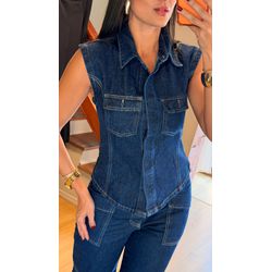 COLETE JEANS NXO- AZUL ESCURO - 2865 - DUQUESA STORE