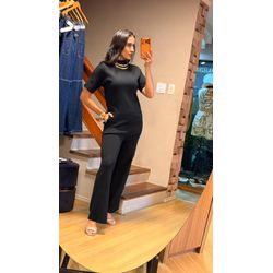 CONJUNTO CELESTINE TRICO MODAL- PRETO - 2918 - DUQUESA STORE