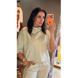 CONJUNTO MOLETOM JAQUE- BEGE - 2852 - DUQUESA STORE