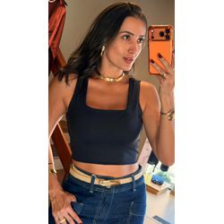 CROPPED PAULA- PRETO - 2838 - DUQUESA STORE