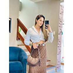 SAIA RENDA- MARROM - 2648 - DUQUESA STORE