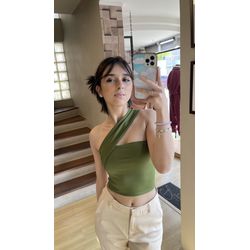 CROPPED BEATRIZ VERDE OLIVA - 2522 - DUQUESA STORE