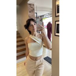 CROPPED BEATRIZ OFF WHITE - 2522 - DUQUESA STORE
