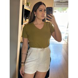 BLUSA GOLA V BETINA- VERDE PISTACHE - 2568 - DUQUESA STORE