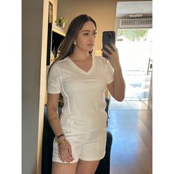 BLUSA GOLA V BETINA- BRANCO - 2568 - DUQUESA STORE