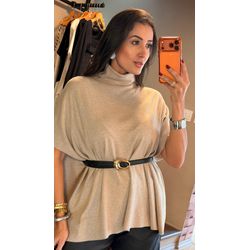 PONCHO ESTHER- AREIA - 2842 - DUQUESA STORE