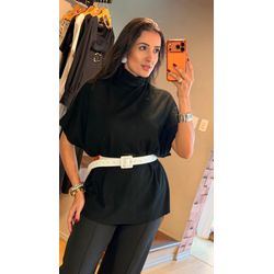 PONCHO ESTHER- PRETO - 2842 - DUQUESA STORE