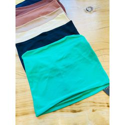 TOP FAIXA- VERDE ESMERALDA - 2858 - DUQUESA STORE