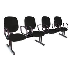 Longarina Diretor 4 Lugares c/ Braços - 2910 - DVL Office Cadeiras e Estofados