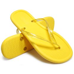 Chinelo de Dedo Flip Flop Tiras Amarelo - CHI0010 - EAST SPORT