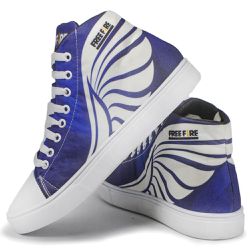 Tênis Cano Alto Estampa Free Fire Azul - FRE0001 - EAST SPORT