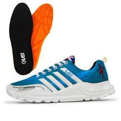 Tênis Tauros Advanced Azul Ciano com Palmilha de G... - EAST SPORT