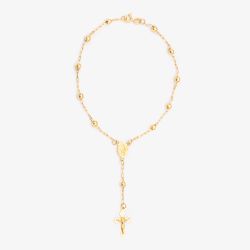 Pulseira Terço Pérola Ouro - Maura Joias