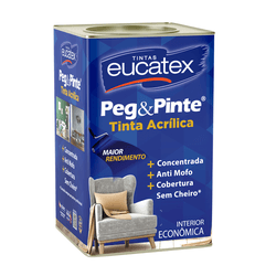 EUCATEX PEG & PINTE 18L - EDU TINTAS GUARULHOS