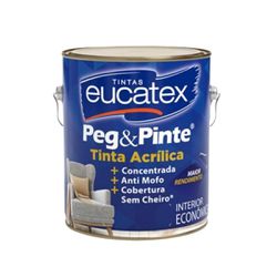 EUCATEX PEG & PINTE BRANCO 3,6L - EDU TINTAS GUARULHOS