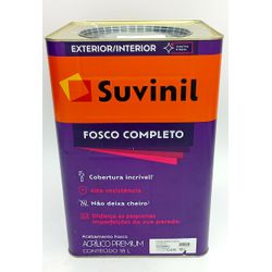Tinta Acrílica Fosco Premium Suvinil Branco Neve 1... - EDU TINTAS GUARULHOS