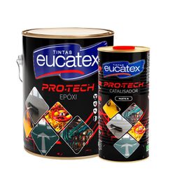 Tinta Epóxi Pro-Tech Eucatex Kit 3,6L - Proteção I... - EDU TINTAS GUARULHOS