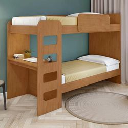 Beliche Olga Com Led e Escrivaninha Acoplada - Bel... - EJT MOVEIS