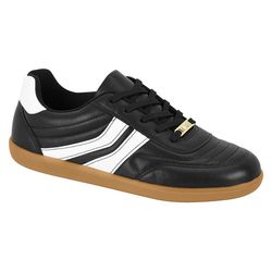 Tênis Preto com branco - 1430.106.29568 - Elegância Rouparia