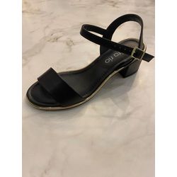 Sandalia Salto Beira Rio Preta - 8379.203.9569 - Elegância Rouparia
