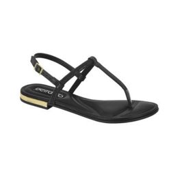 Sandália Beira Rio preta - 8263.972.28386 - Elegância Rouparia
