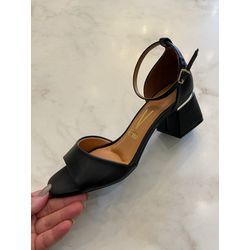 Sandalia Vizzano Bloco preta - 6428.143.7286-1574 - Elegância Rouparia