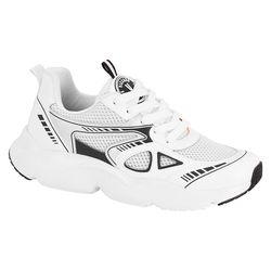 Tenis esportivo Branco e preto - 1440.108.29808 - Elegância Rouparia