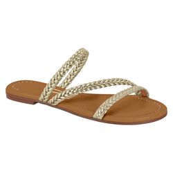 Rasteira dourada Vizzano - 6371.393.29822 - Elegância Rouparia